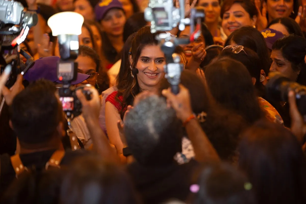 Ritu Agarwal at a live event